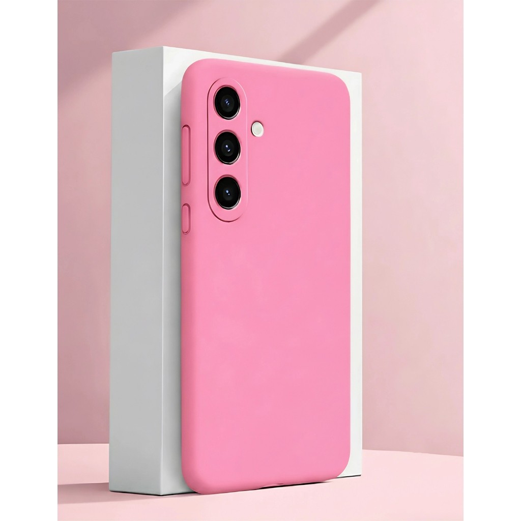 Heyoo Capinha Samsung Silicone Líquido com Forro Microfibra Interno Para Samsung Galaxy A71/A72/A73/S20FE/S21FE