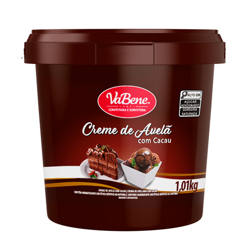 Creme de Avelã com Cacau Pote 1,01kg Vabene