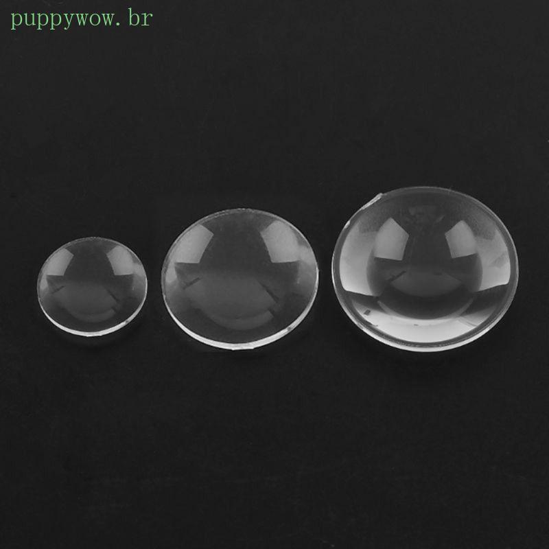 PUP 10 Peças Lente Biconvexa Lupa Para Projeto VR 25mm 34mm 42mm 3D Virtual Óculos