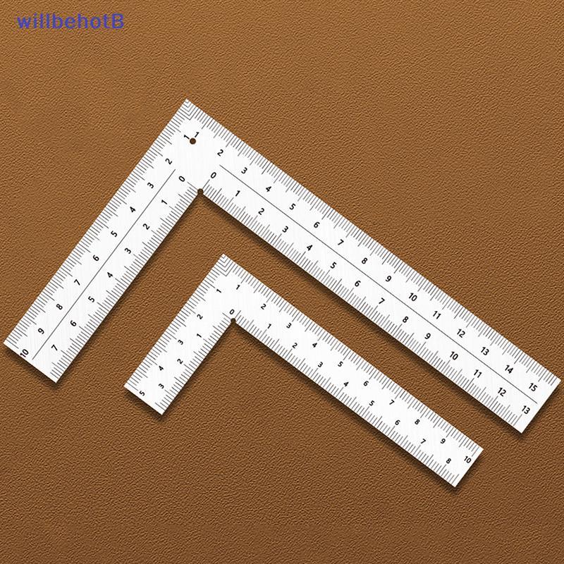 [WillbehotB] Mini Régua De Enquadramento Ferramenta De Layout De Medição De Ângulo Reto Quadrado De Aço Inoxidável Preci