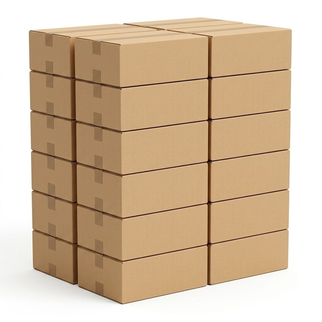 Kit 250 Caixas Papelão 16X11X6 Pequenos Envios Ecommerce Montagem Rápida Kraft