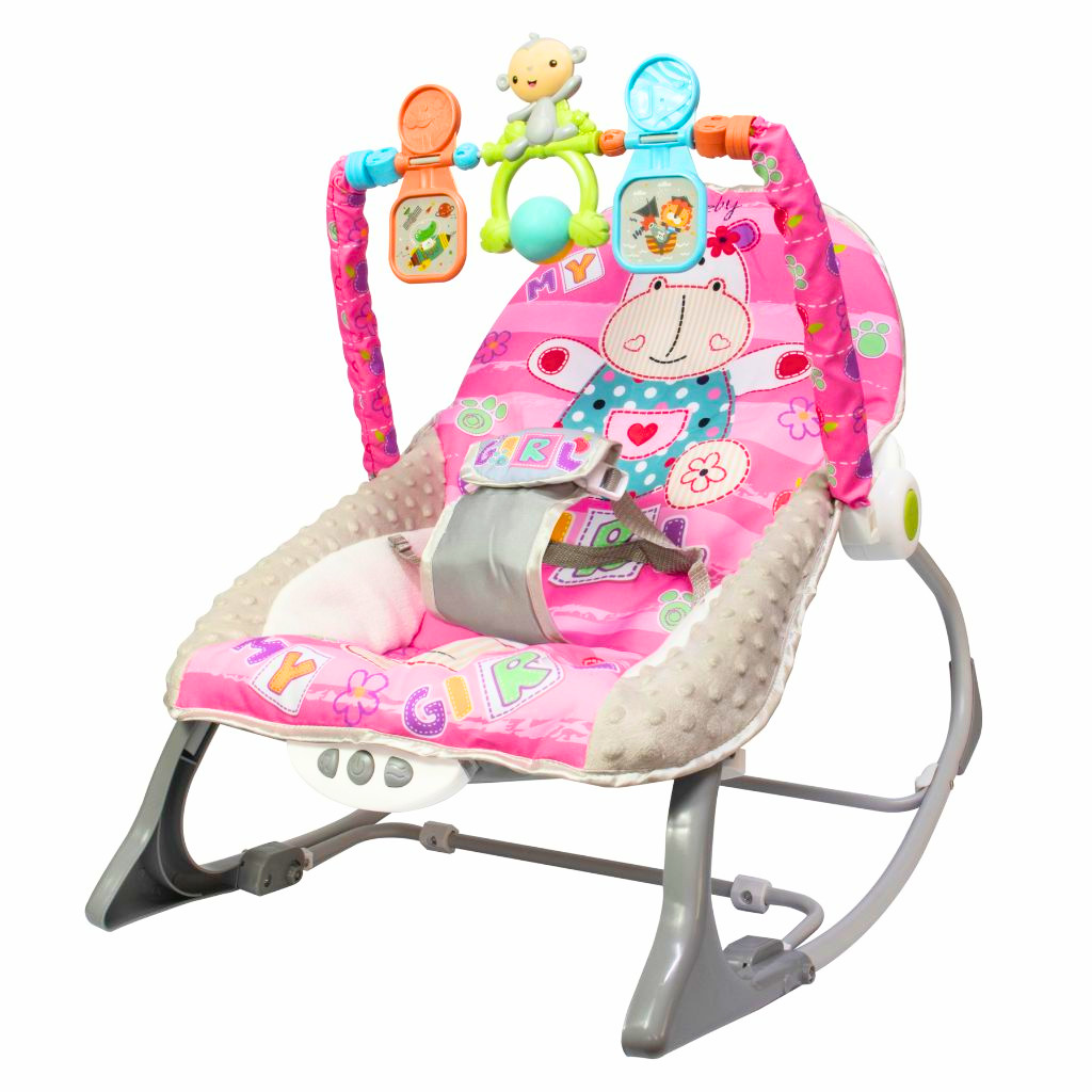 Cadeirinha Descanso Vibratória Para Bebe Musical Balanço Com Mobile - Kababy