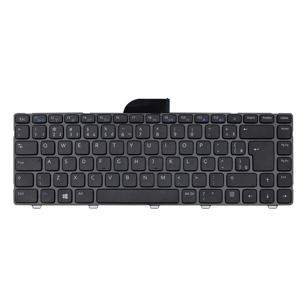 Teclado Notebook para Dell Latitude 3440 Preto BR