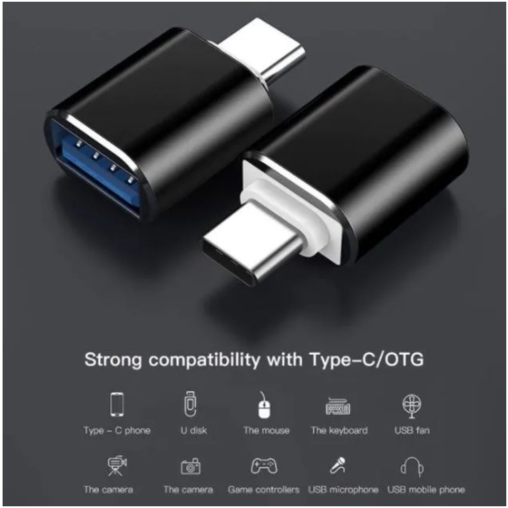 Adaptador Conector Otg Usb 3.0 Para Usb Tipo C