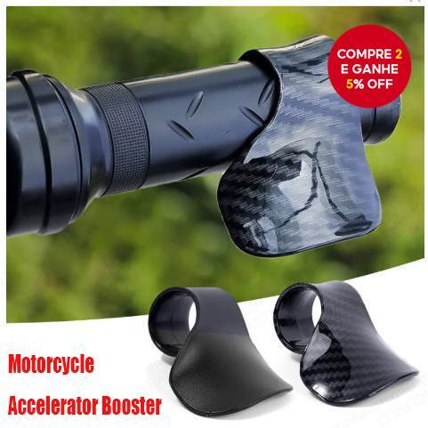 Punho de Controle do Acelerador Auxiliar para Motocicleta com Clip para o Polegar, Acessório que Economiza Esforço