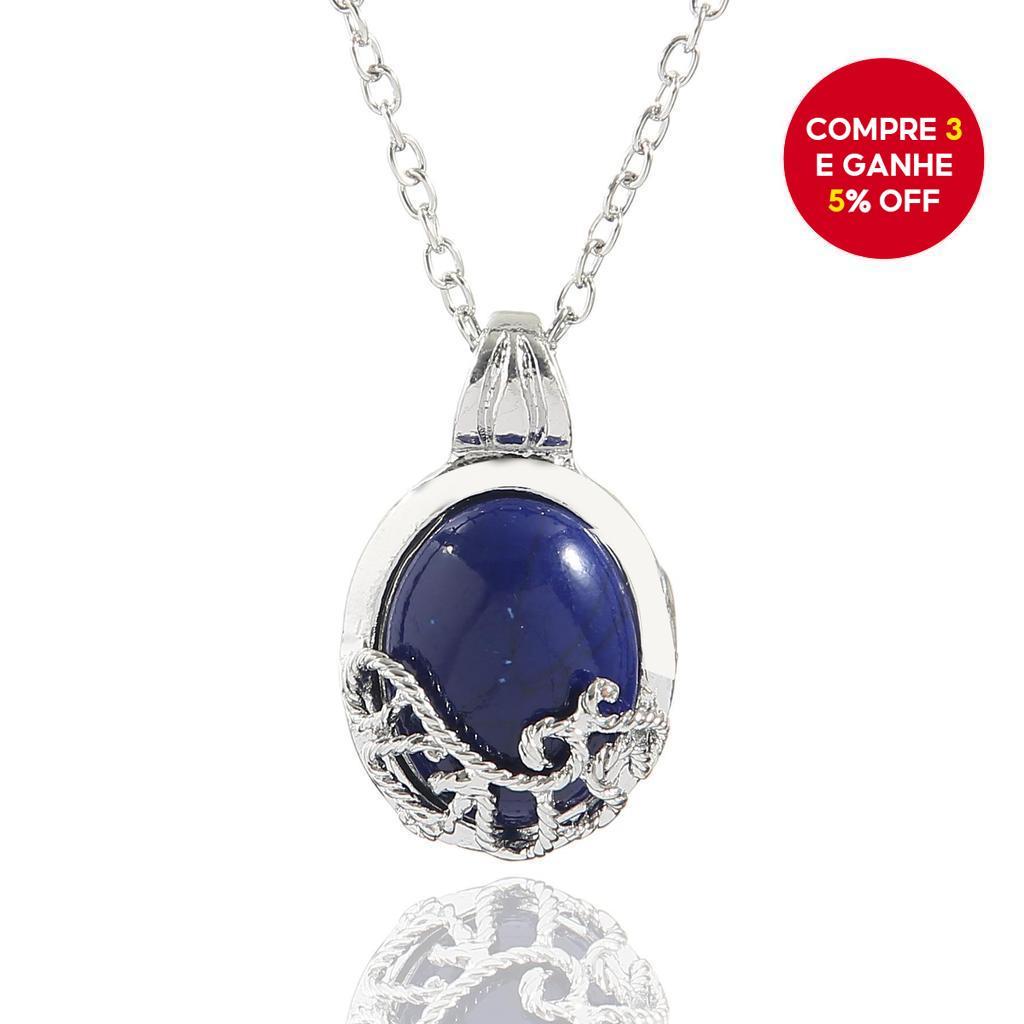 Colar The Vampire Diaries À Prova De Luz Solar Banhado A Prata Pingente Katherine
