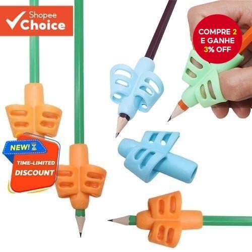 Conjunto De Adaptador De Escrita De 3 Peças-Suporte Ergonômico Para Dedo , Treinador De Lápis Crianças Com Autismo , À M