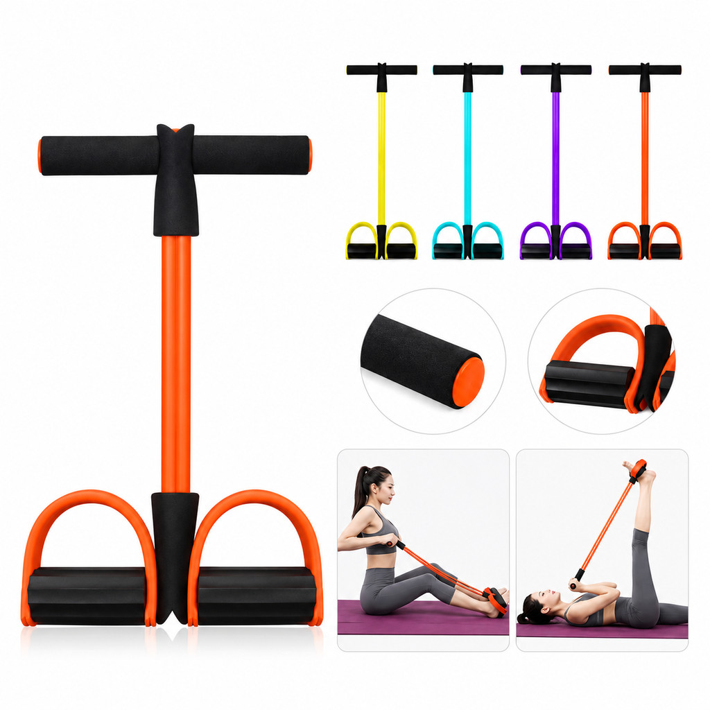 Elástico Extensor Pedal Fitness Musculação Pilates Treinamento Funcional