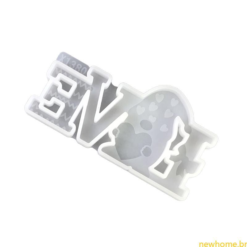 Molde Estatueta Gnomos Silicone Seguro Texto Para