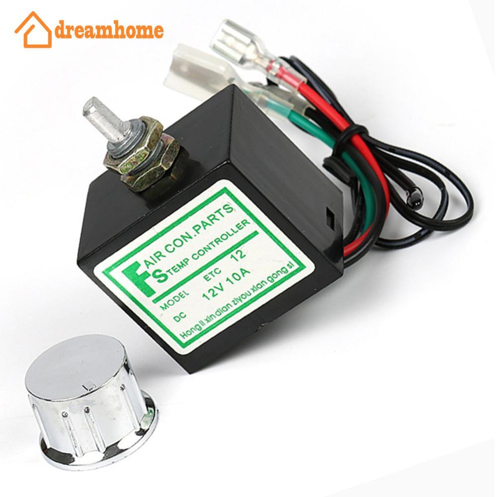 DREAMHOME 10A 12/24V Carro Ar Condicionado Termostato Eletrônico Interruptor Controle De Temperatura Acessório Automátic