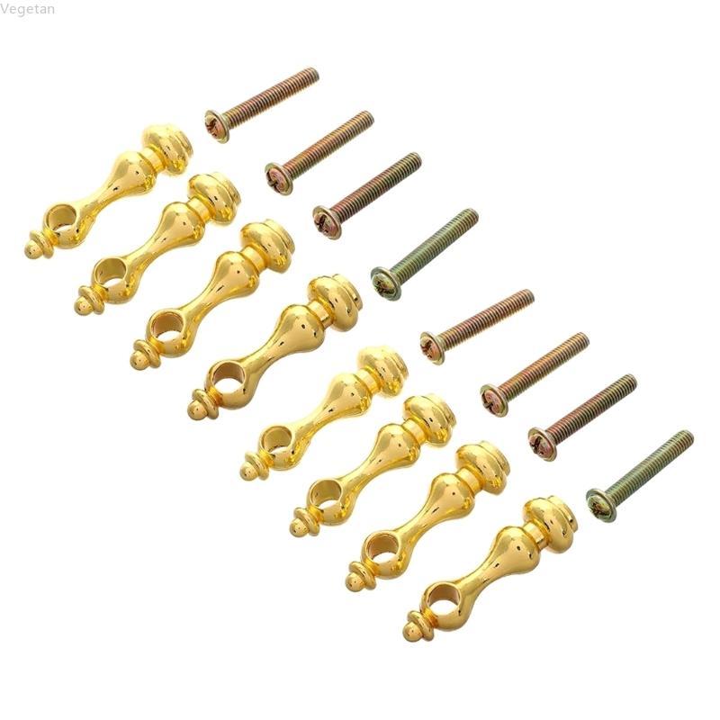 Vegetal 8 Eixos Práticos Para Móveis Metal, Convenientes Parafusos Corrimão Vidro E Conecto