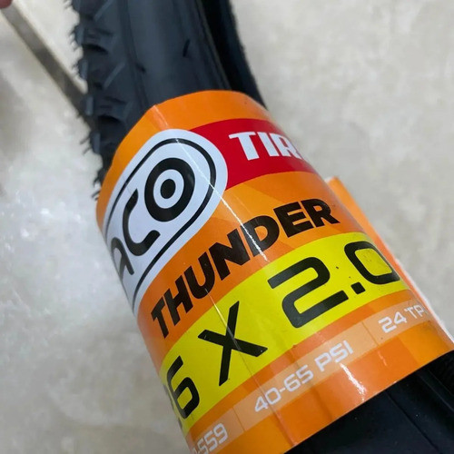 Pneu Aro 26 X 2.00 Sri-112 Thunder Paco 2 Pneus 2 Câmaras 2 Pneus 2 Câmaras · foto 2