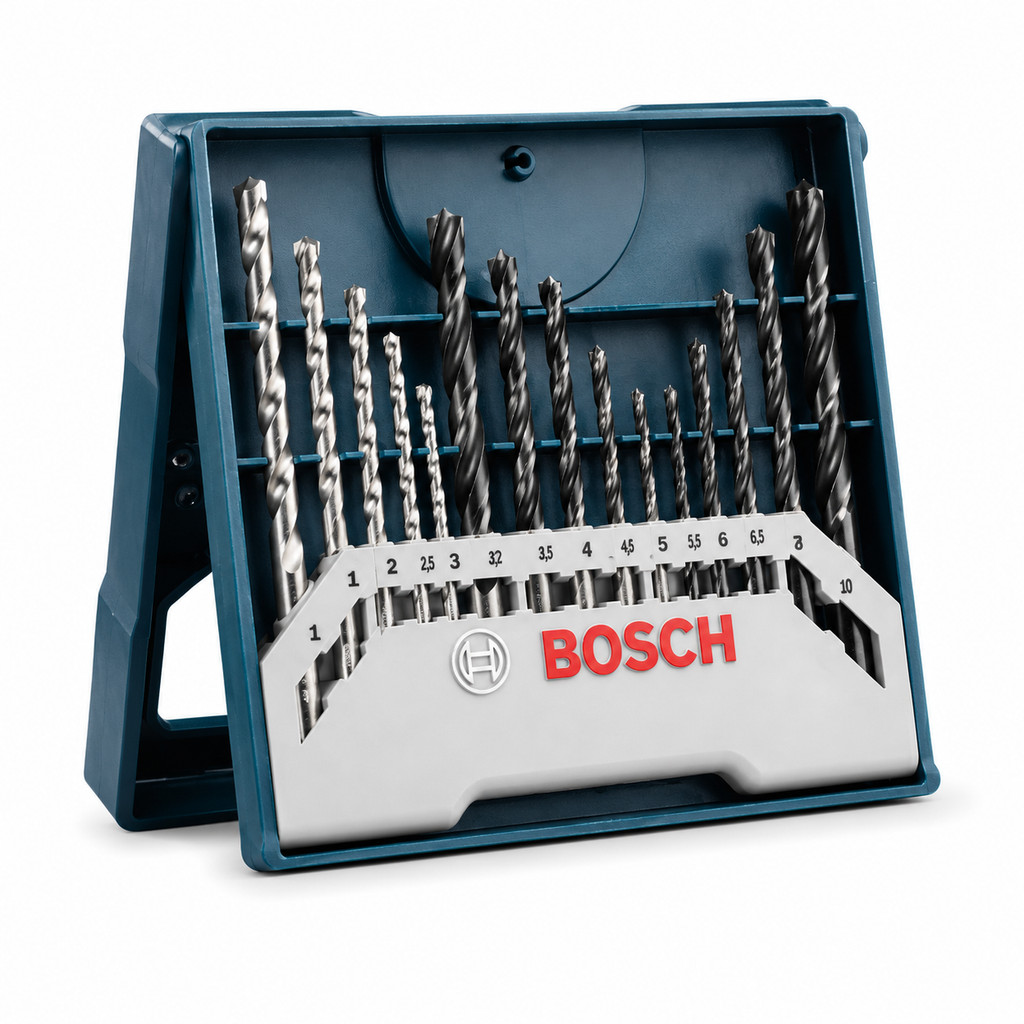 Kit Brocas 3 a 8mm Bosch Concreto, Madeira e Metal Mini X-Line com 15 Peças · foto 2