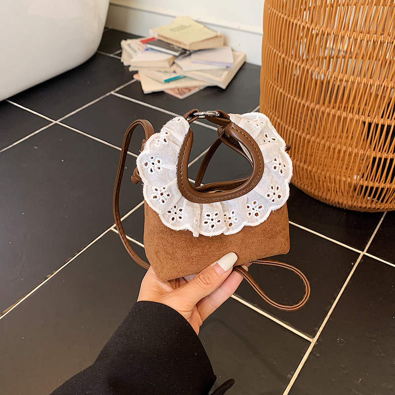 Moda novo estilo outono inverno bebê menina versão coreana Mini saco do mensageiro High-End moda infantil portátil peque