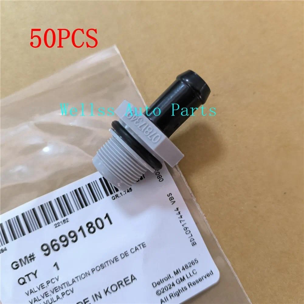 Válvula PCV De Ventilação Do Cárter 50PCS 96991801 De Escape Para Buick Chevrolet Spark GMauto Peças Decoração De Carro