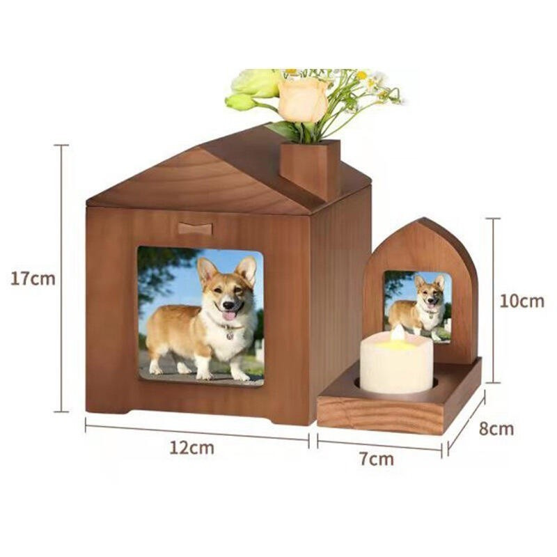 Urna de Madeira para Animais de Estimação, Urna Funerária para Animais, Caixão Memorial para Gatos e Cães, Caixas Memori