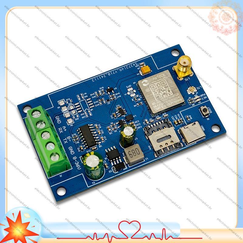 [Em Vendas E] Módulo Air780E 4G Para RS232 DTU De Transmissão De Dados USB5V/DC8-36V Suporte Firmware Desenvolvimento LU