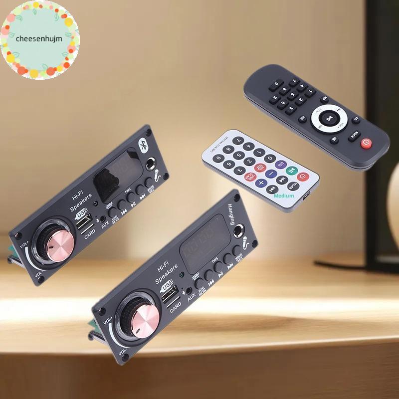 cheesenhujm DC 12V MP3 Bt Placa De Decodificação Áudio Para Carro Decodificador 5.3 Sem Amplificador USB TF Módulo De Rá
