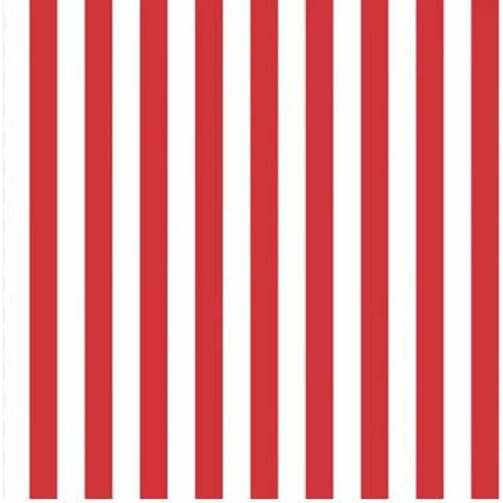 FOLHA DE EVA 40X60 ROLINHO MINI LISTRA BRANCO/VERMELHO 2063 - 17694