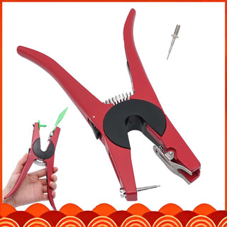 Alicate vermelho de 24 cm para brincos de gado Aplicador universal de brincos para gado