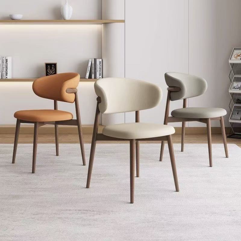 Chifre cadeira de jantar casa simples moderno lazer encosto cadeira moderna simples luz luxo encosto restaurante comerci