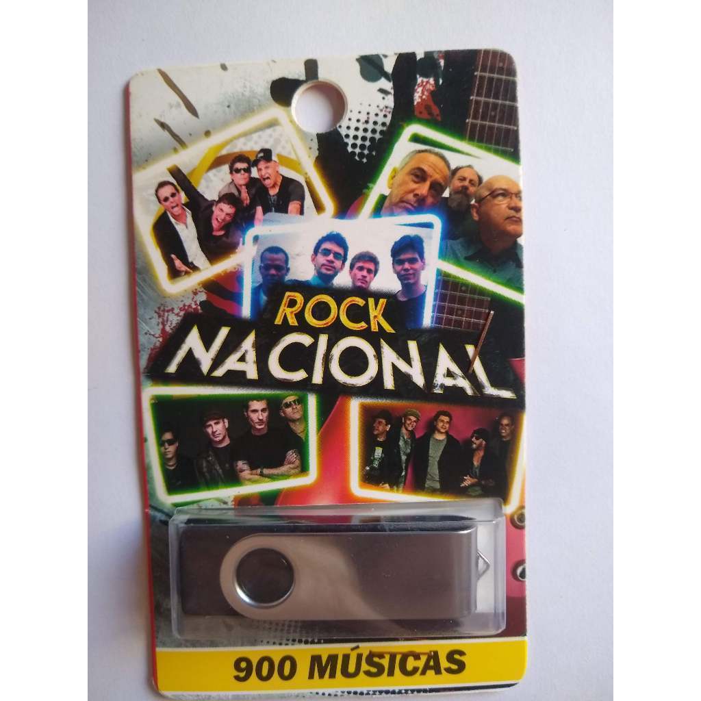 Usb 8gb Pendriive ORIGINAL SANDISK O MELHOR DO ROCK NACIONAL MP3