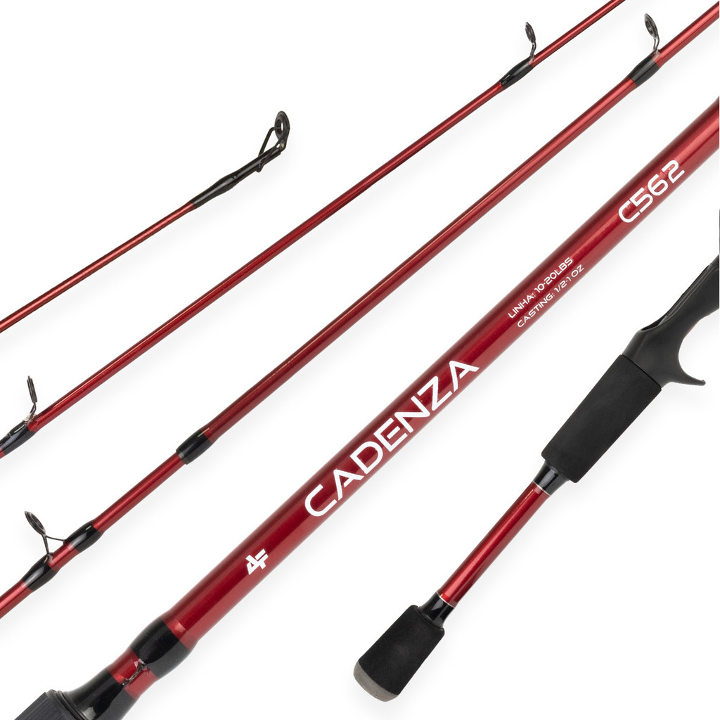 Vara Albatroz Cadenza C562 1,70m 5'6'' 8-17Lbs Média Rápida Blank Carbono