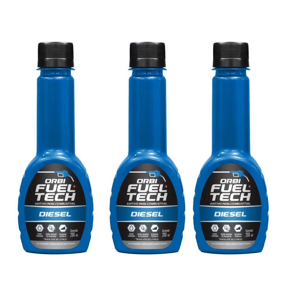 Orbi - 3x Orbi-AD Diesel 200ml (Aditivo Limpa Bico)