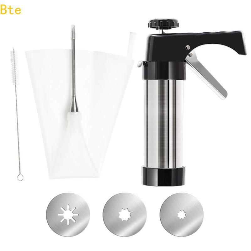 Bte Churro Fazendo Ferramenta Para Entusiastas Cozimento Extrusora Espanhola Aço Inoxidável Conveniente Cozinha Mo