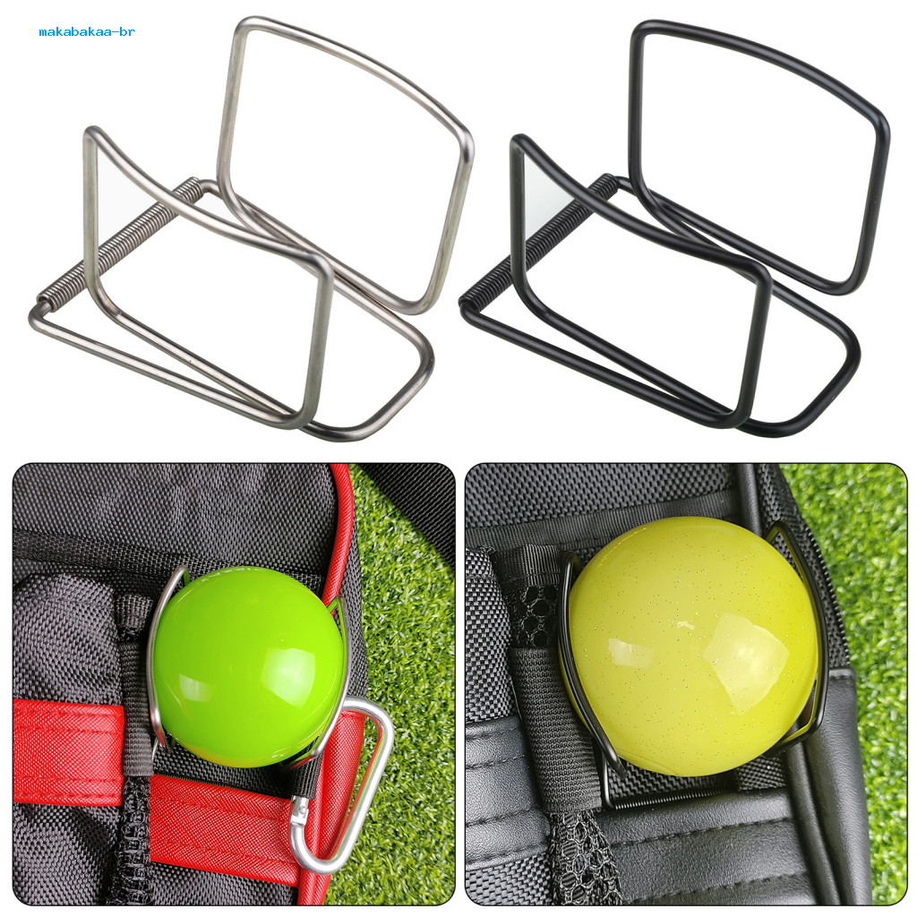 Heavy Duty Stainless Steel Park Golf Clip – Portable Spring-loaded Metal Holder Durable Accessory for Easy Carrying an