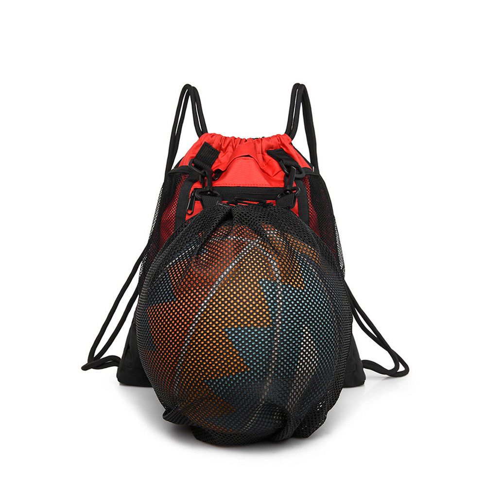 Cesta saco de basquete saco de basquete saco de futebol infantil equipamento saco de malha de basquete bolso líquido esp