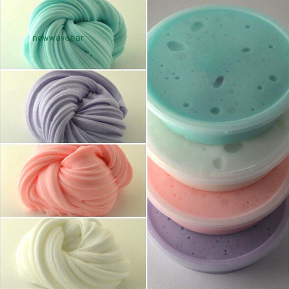 [HENGHOME] DIY Slime Clay Fluffy Floam Perfumado Alívio Do Estresse Sem Bórax Brinquedo Infantil { TH }