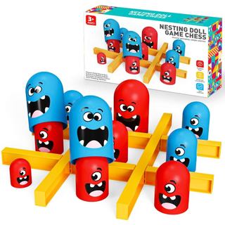 Jogo do Tic Tac Toe: Jogo de Tabuleiro Infantil, Tic Tac Toe Estratégico para Crianças e Adultos, Jogos de Estratégia qu