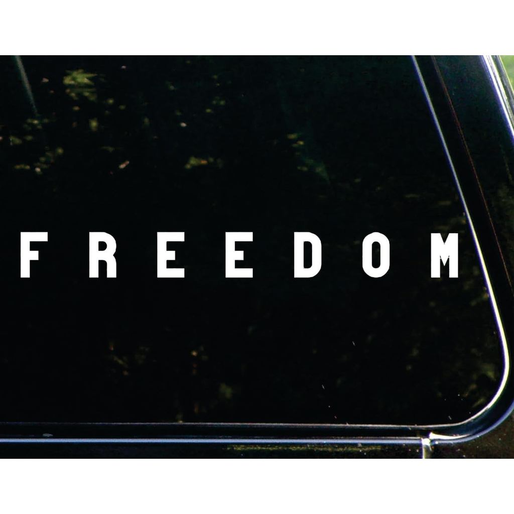Freedom is Worth Fighting America Needed Charlie Kirk True American Hero Car Bumper Stickers Decals Decor, Charlie Kirk