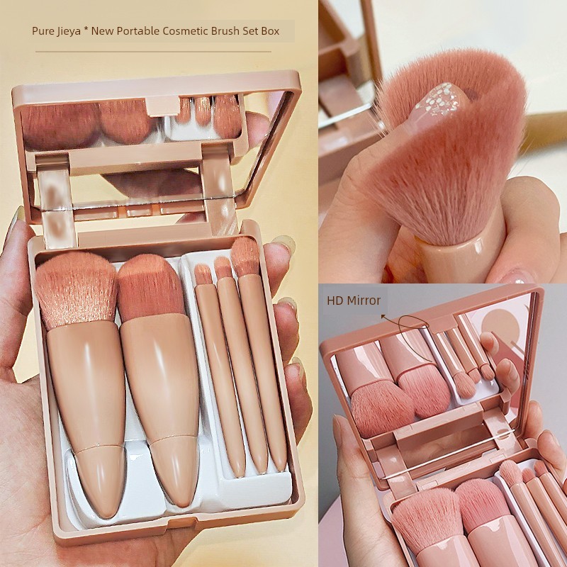 pincel maquiagem kit pincel maquiagem Ultra mini pincel de maquiagem portátil pequeno conjunto barato estudante viagem m
