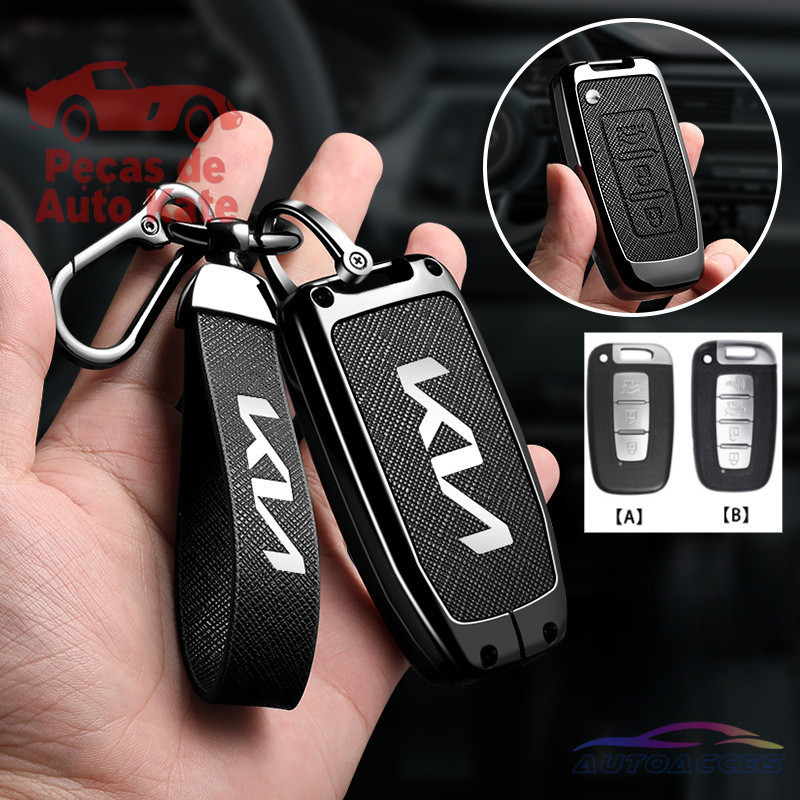 Chaveiro com Capa para Chave Remota para KIA EQUUS 2012, Optima K5 2011, Forte, Opirus, Rohens, Ix 35 2012, SOUL, SORENT