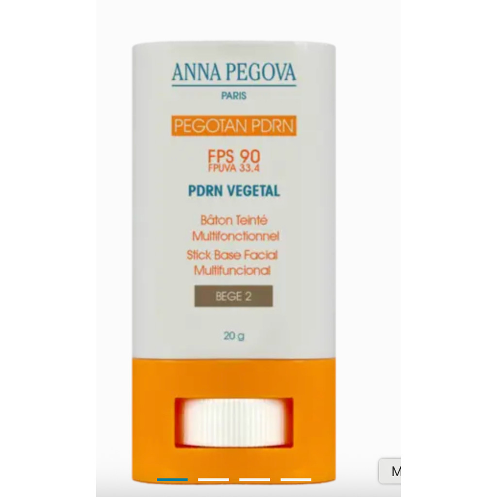 Protetor Solar Stick Anna Pegova Pegotan PDRN FPS 90 Original | Com Cor Bege 2 - 20g