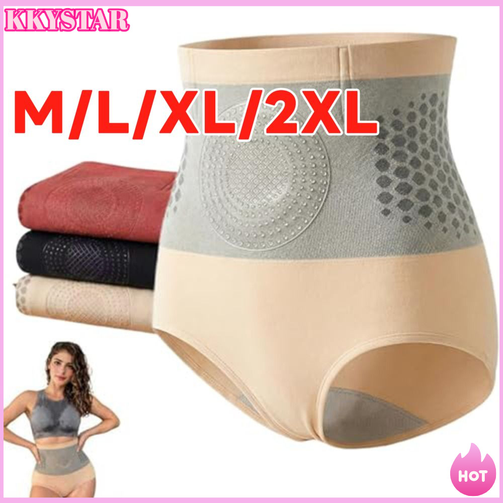 KKXYSTAR Shorts Modelador 4 em 1 com Micropartículas de Moringa | Queima Gordura, Controle de Barriga, Sem Costura