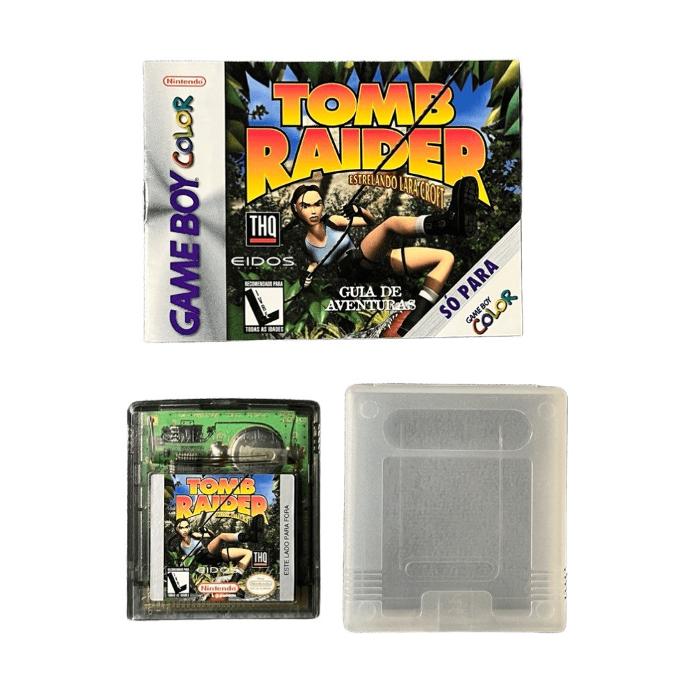 Jogo Tomb Raider Lara Croft Game Boy Color Original Seminovo