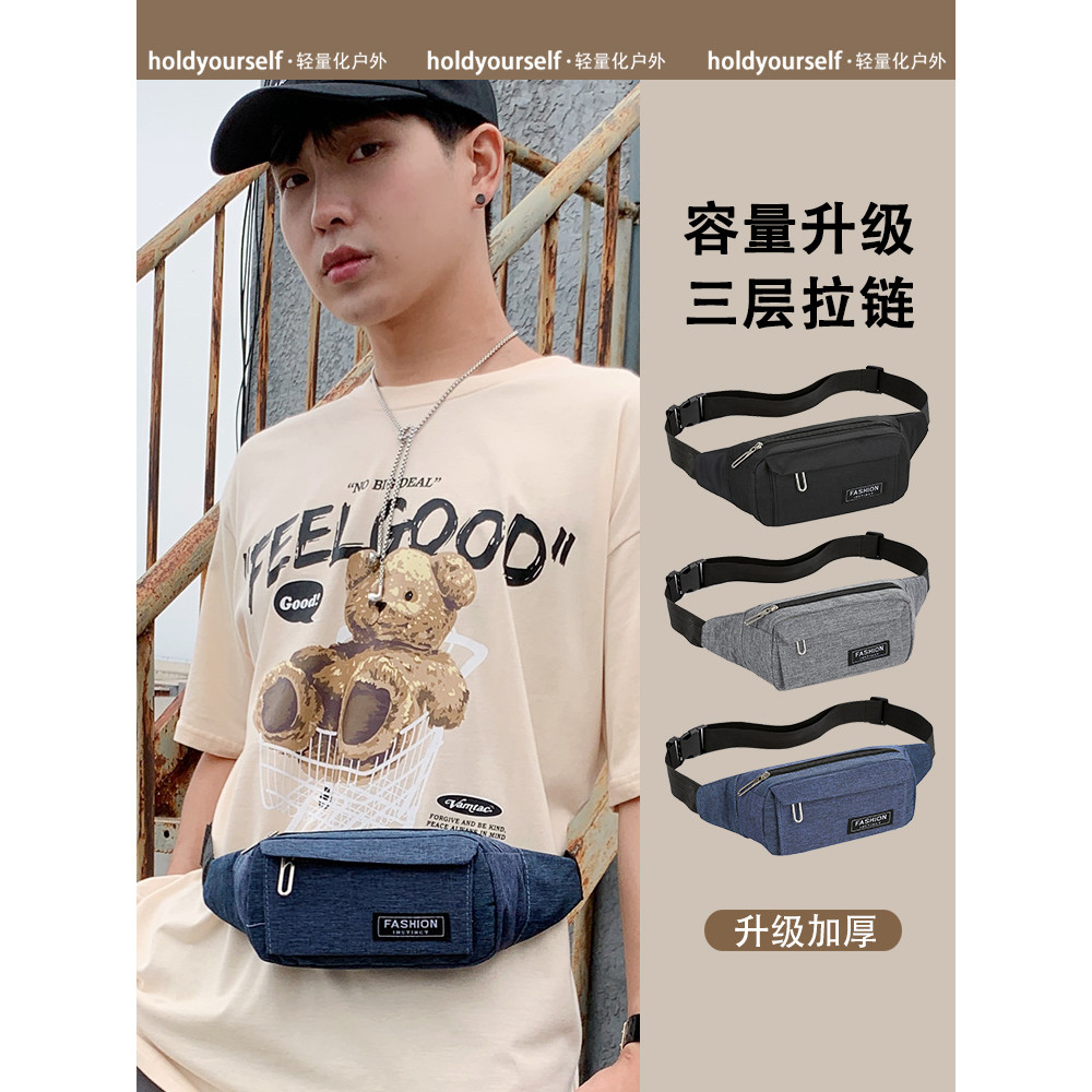 Bolsa de cintura à prova d'água de grande capacidade, masculina, feminina, multifuncional, esportes ao ar livre, corrida