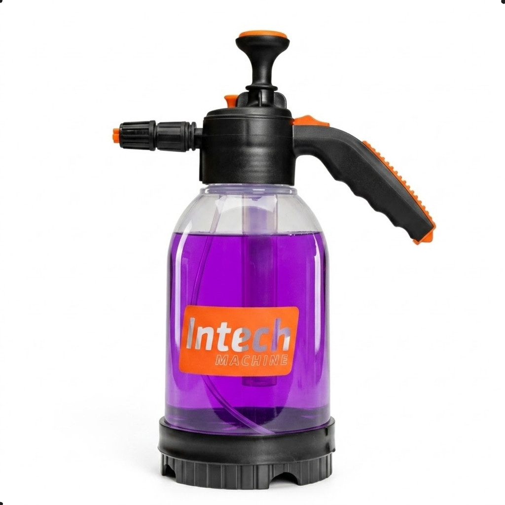 Pulverizador Snow Foam 2L Borrifador Pressão Portátil Jato Regulável Espuma Lavadora Intech Machine