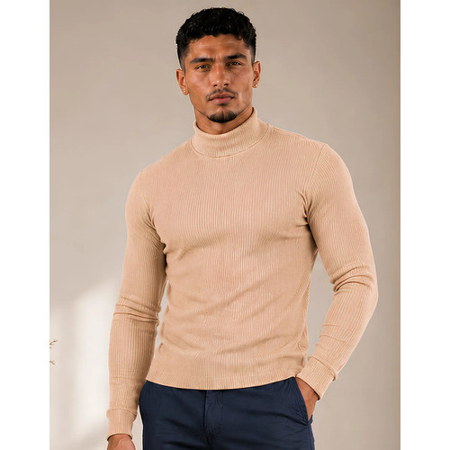 Casaco Cacharrel Masculino Gola Alta Canelado Blusa De Frio