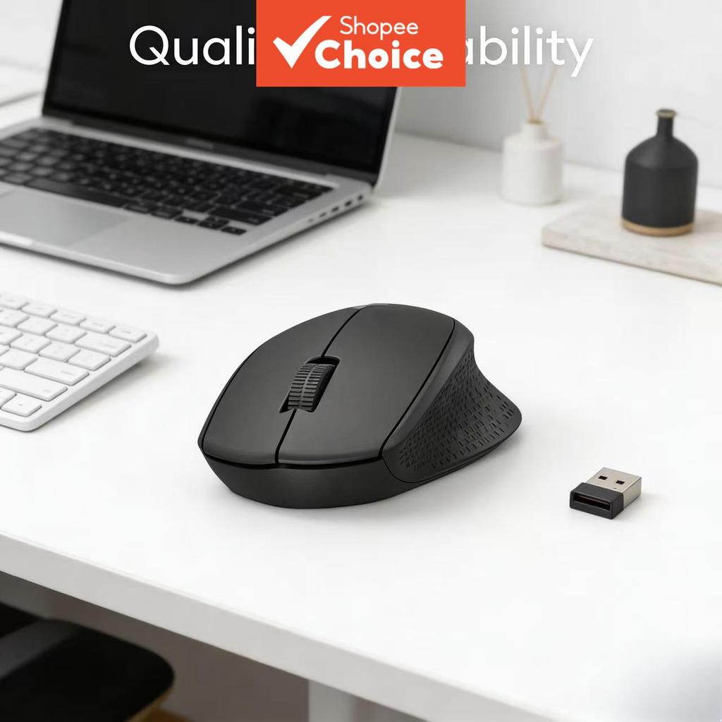 Mouse Óptico Silencioso M330 2.4G Conexão Instantânea 1000DPI Tecnologia Silenciosa Baixo Consumo Bateria de Longa