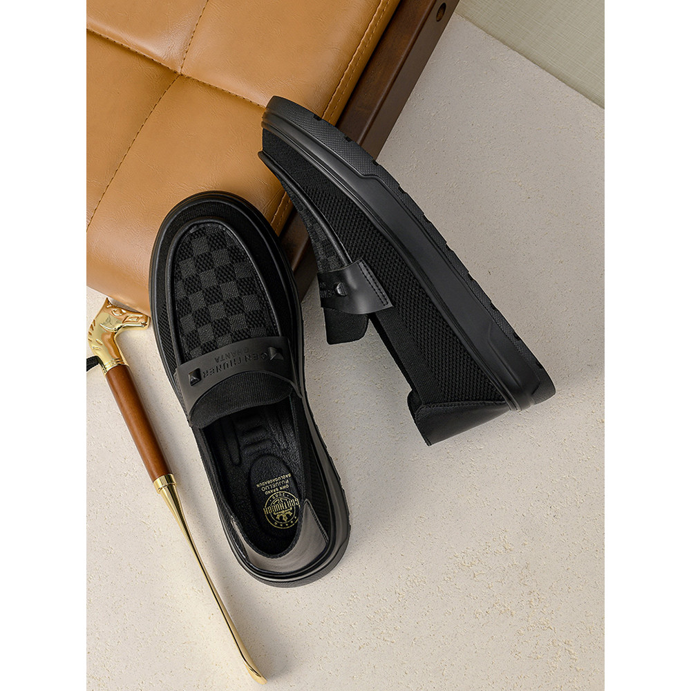 Masculino masculino esportes Casual confortável resistente ao desgaste respirável Retro preguiçoso condução deslizamento