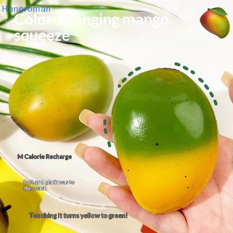 Hanproman > 1 Peça Bola De Apertar Manga Que Muda De Cor Estresse De ASMR Sensorial Tdah Anti Alívio Brinquedos Para Cri