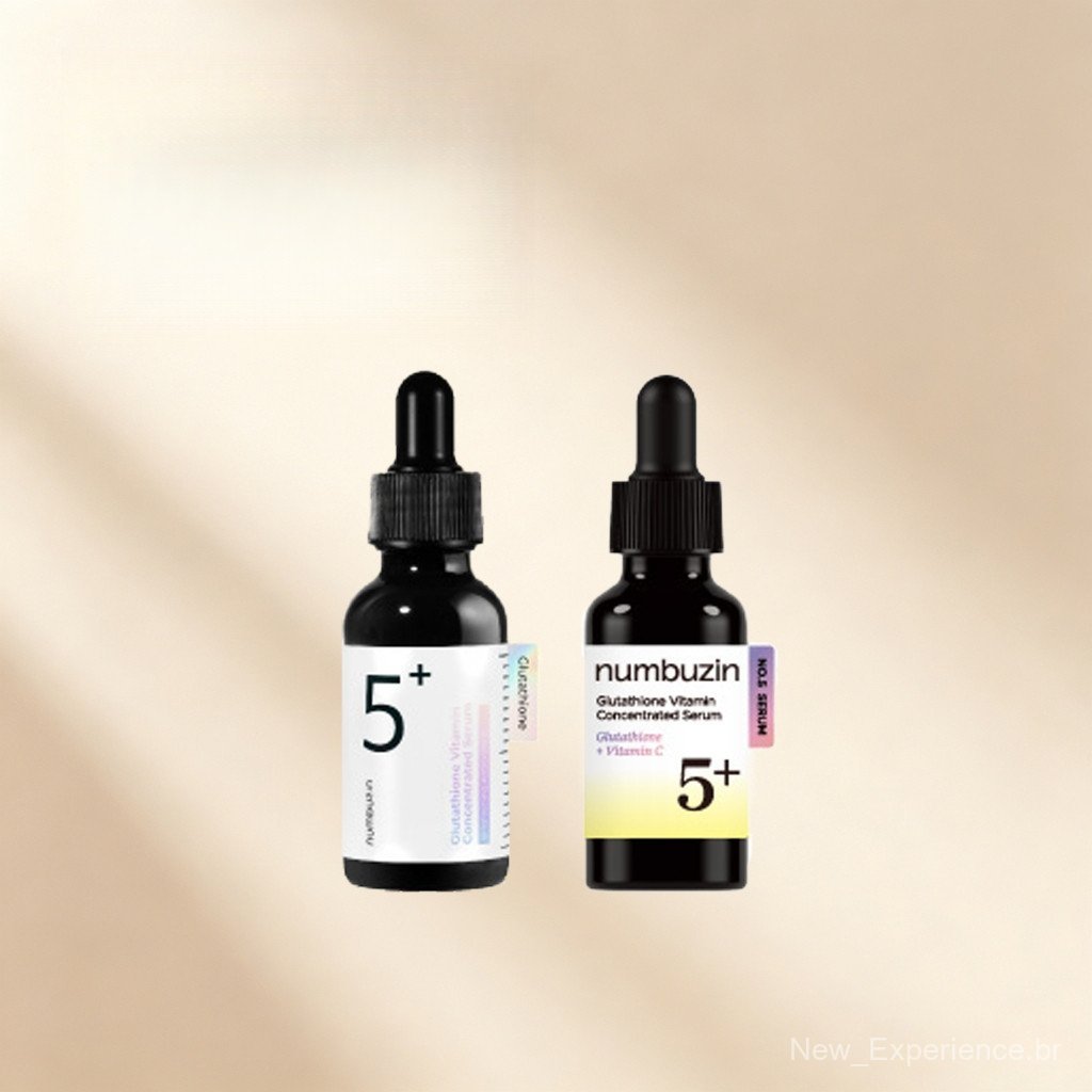 Sérum Concentrado Numbuzin Vitamina No.5, Cuidado com Imperfeições, Sérum de Glutationa e Vitaminas, Cuidados com a Pele