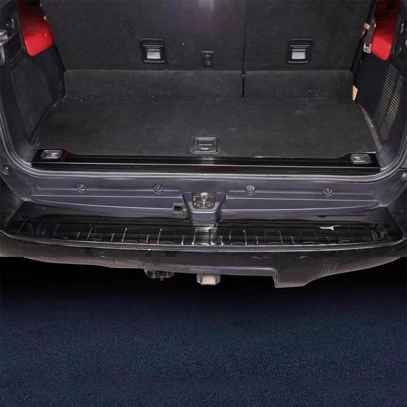 Para Toyota Sequoia 08-21 Placa De Proteção Traseira Modificação Tronco Guarda glitter Vara Porta Acessórios Decorativos