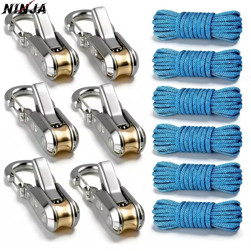 [Extreme] Ferramenta De Amarração De Corda Resistente-Extrator De Gancho Paracord De Braçadeira De Fixação Multifunciona
