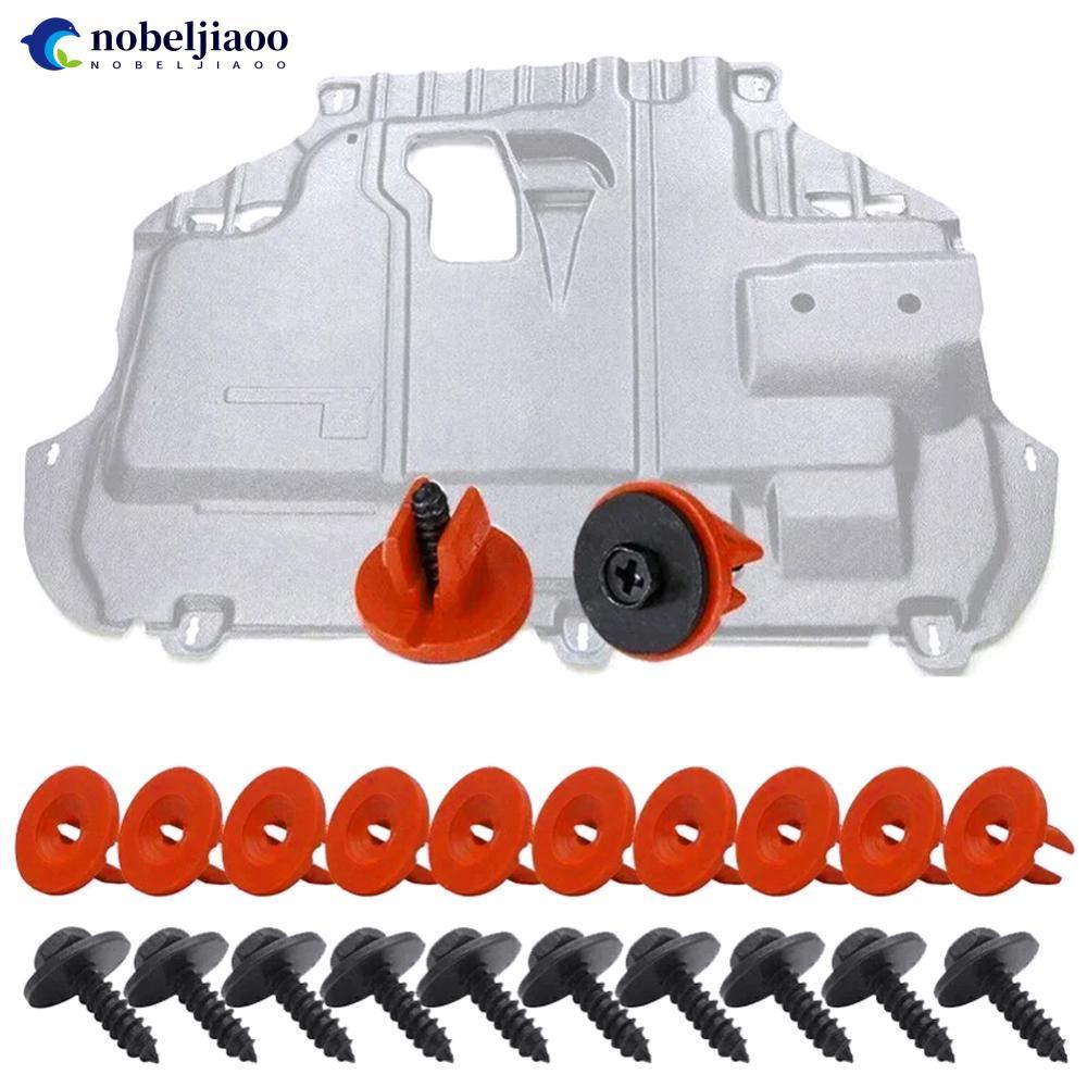 NOBELJIAOO 20 Peças Clipes De Cobertura Da Bandeja Inferior Do Motor Carro Parafusos Para Ford Focus Ii 04-11 C-max 03-1