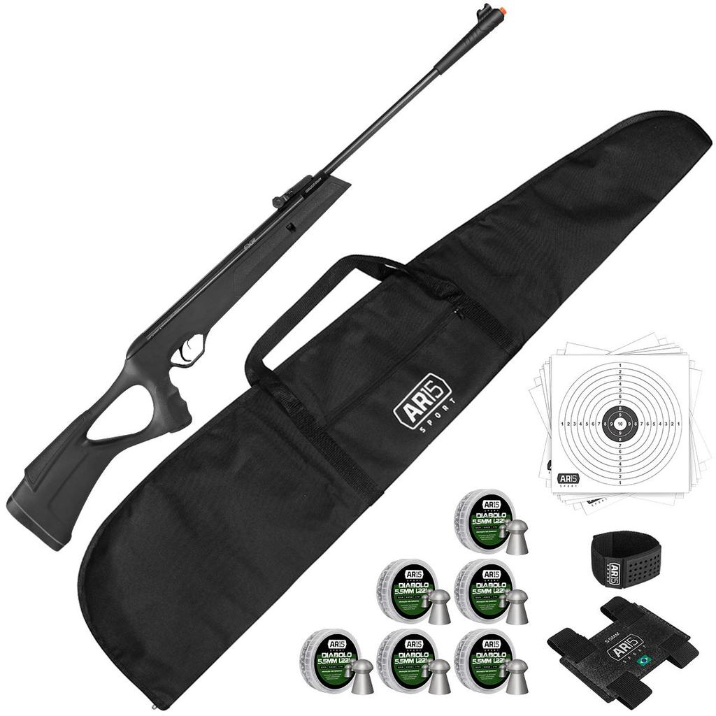 Espingarda Pressão 5.5 Artemis GR800S Blade + 600 Chumbinhos